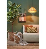 KantoormeubelenPlus Elisa Hanglamp - H24 x Ø40 cm - Raffia - Lichtbruin