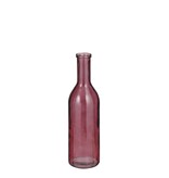 KantoormeubelenPlus Rioja Fles Vaas - H50 x Ø15 cm - Gerecycled Glas - Bordeaux