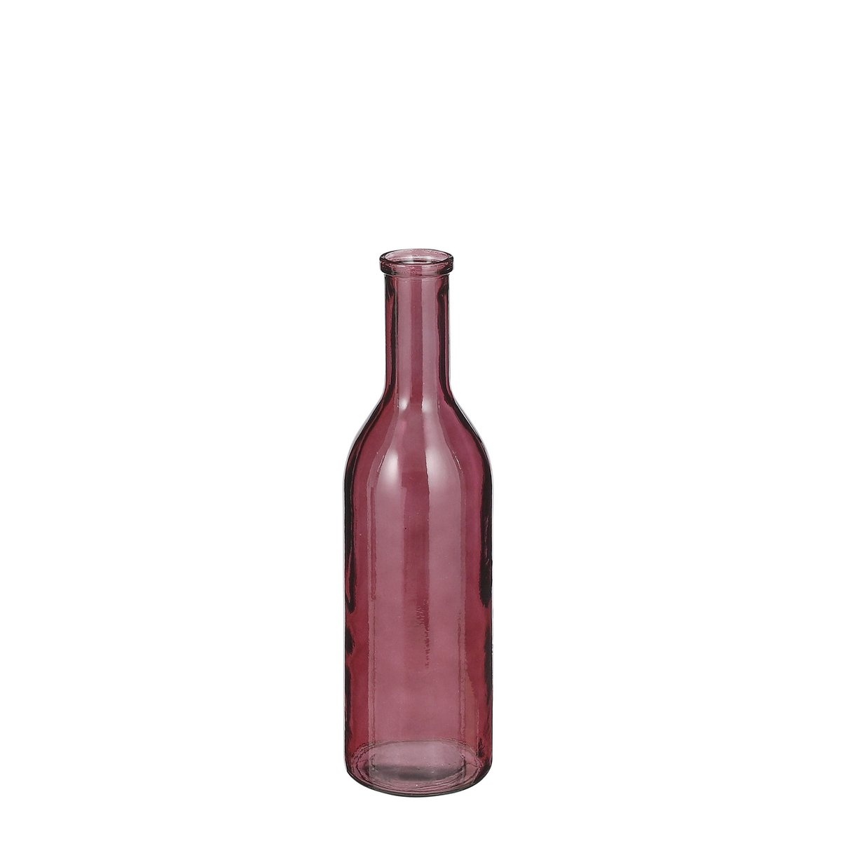 KantoormeubelenPlus Rioja Fles Vaas - H50 x Ø15 cm - Gerecycled Glas - Bordeaux