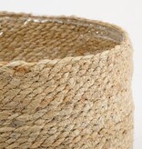 KantoormeubelenPlus Atlantic Mand voor Planten - Set van 2 - H26 x Ø30 cm - Crème