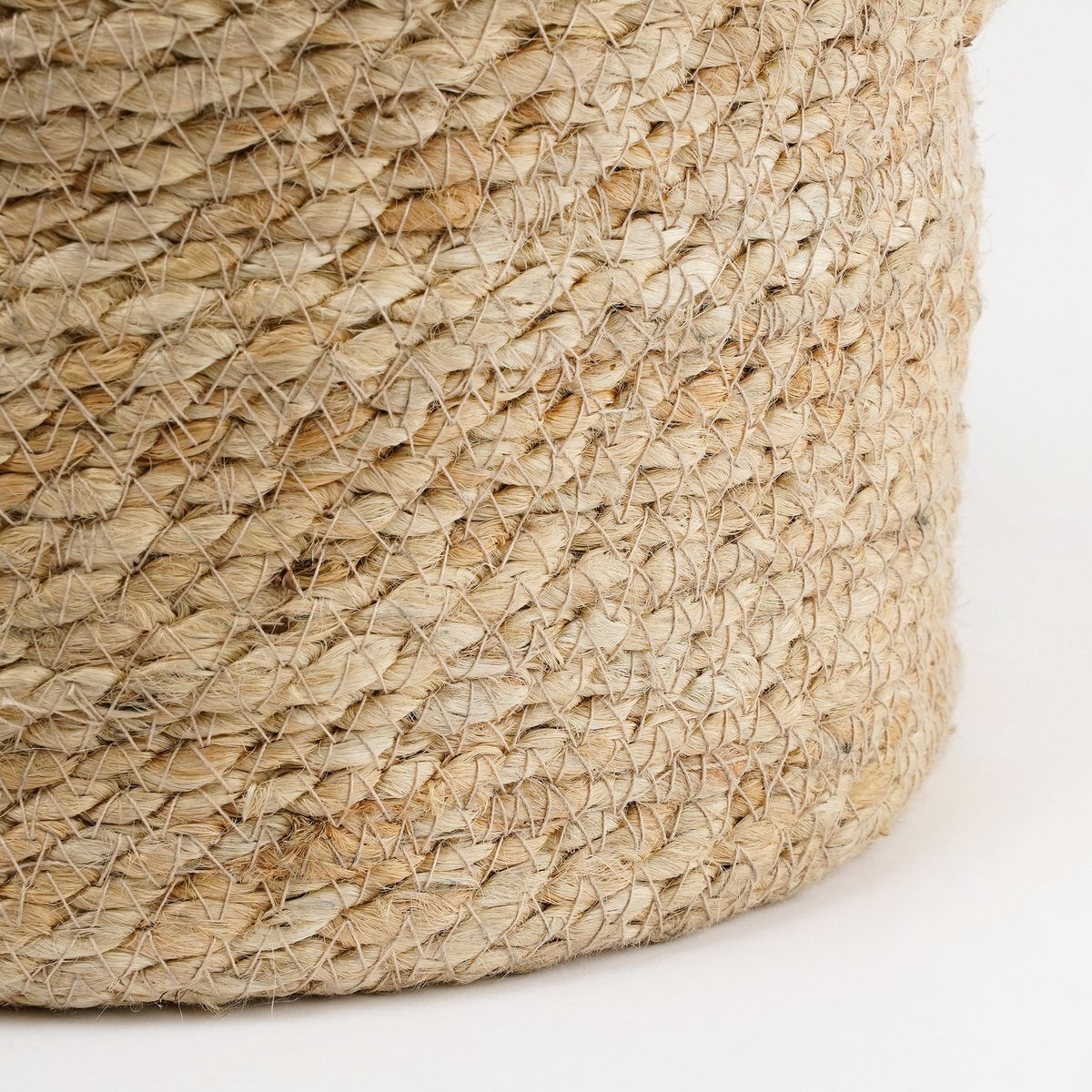 KantoormeubelenPlus Atlantic Mand voor Planten - Set van 2 - H26 x Ø30 cm - Crème