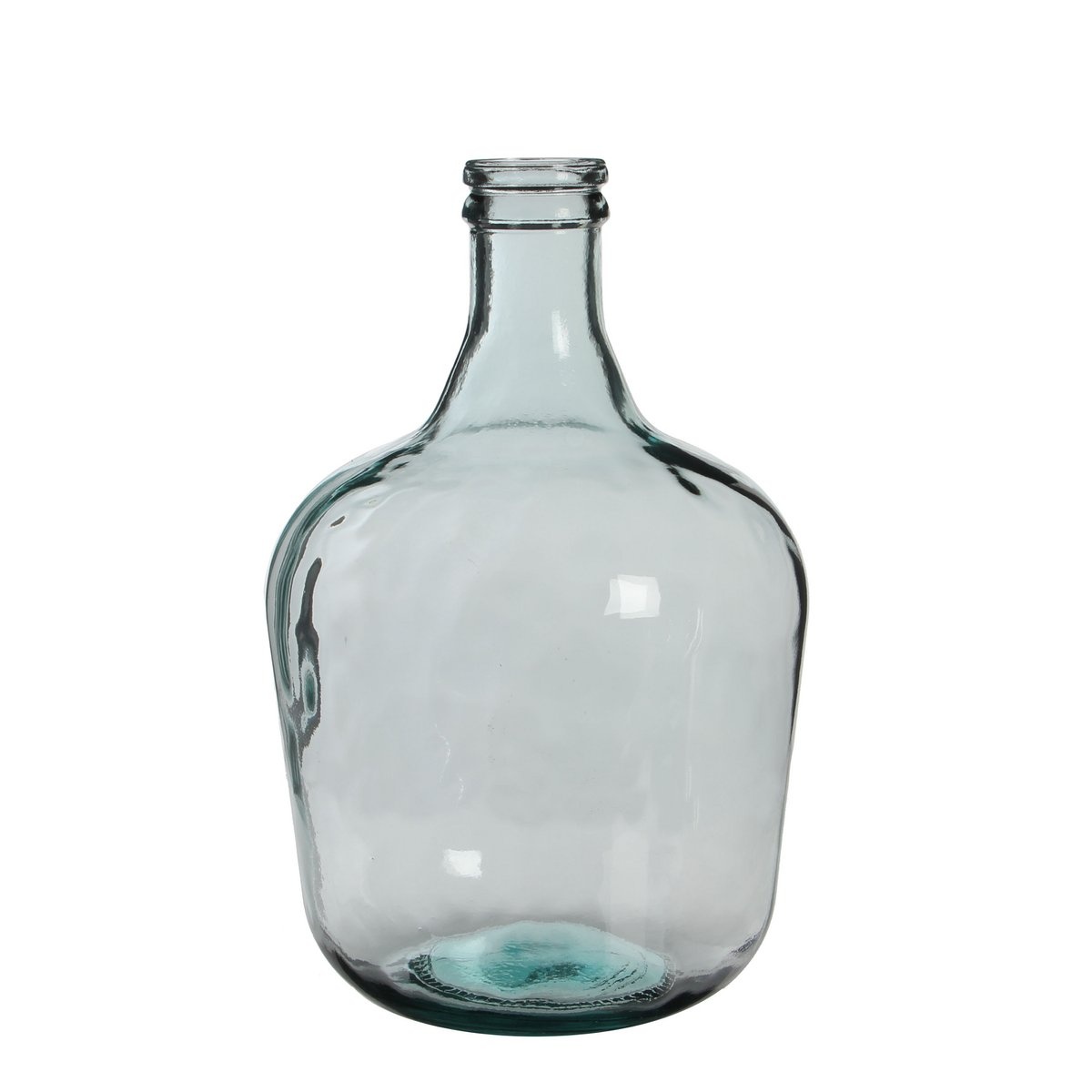 KantoormeubelenPlus Diego Fles Vaas - H42 x Ø27 cm - Gerecycled Glas - Transparant