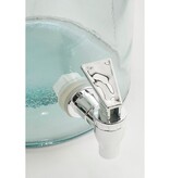 Limonadetap - 6 liter - Gerecycled glas - Transparant