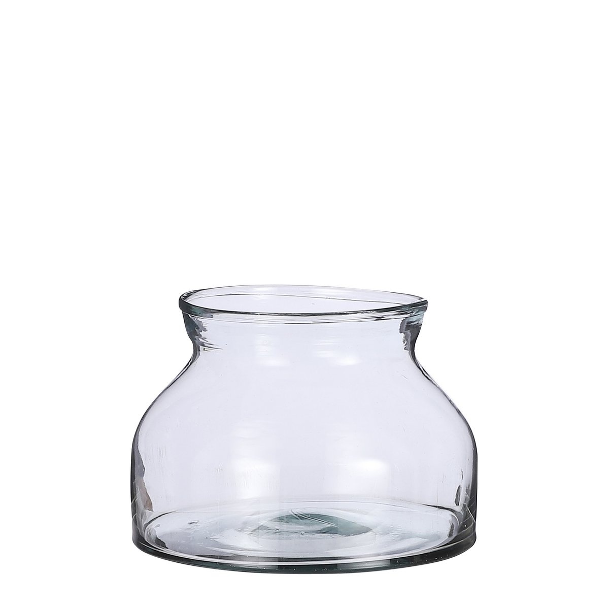 KantoormeubelenPlus Vienne Schaal - H15 x Ø27 cm - Gerecycled Glas - Transparant