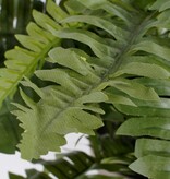 KantoormeubelenPlus Boston Varen Kunstplant in Bloempot Stan - H42 x Ø50 cm - Groen