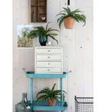 KantoormeubelenPlus Boston Varen Kunstplant in Bloempot Stan - H42 x Ø50 cm - Groen