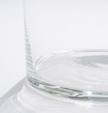 KantoormeubelenPlus Carly Vaas - H55 x Ø19 cm - Cilinder - Transparant