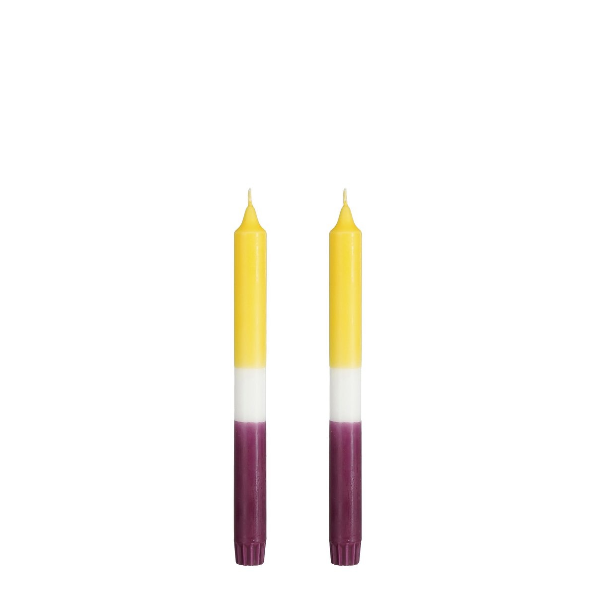 KantoormeubelenPlus Dip-dye Dinerkaars - Set van 2 - H25 cm - Geel