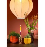 KantoormeubelenPlus Dip-dye Dinerkaars - Set van 2 - H25 cm - Geel