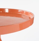 KantoormeubelenPlus Duco Bijzettafel - H66 x Ø25 cm - FSC 100% - Gerecycled Aluminium - Oranje