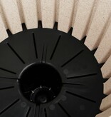 KantoormeubelenPlus Lungo Bloempot - H46 x Ø39 cm - Polypropyleen - FSC Mix - Off White