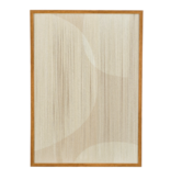 KantoormeubelenPlus Muurdecoratie Cirkel - L50 x B60 x H3 cm - Beige