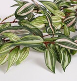 KantoormeubelenPlus Tradescantia Kunst Hangplant - L15 x B30 x H80 cm - Groen