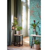 KantoormeubelenPlus Oskar Plantentafel - L35 x B35 x H81 cm - Hout, Metaal - Zwart