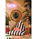 KantoormeubelenPlus Ludy Wandspiegel - H5 x Ø70 cm - Jute - Lichtbruin