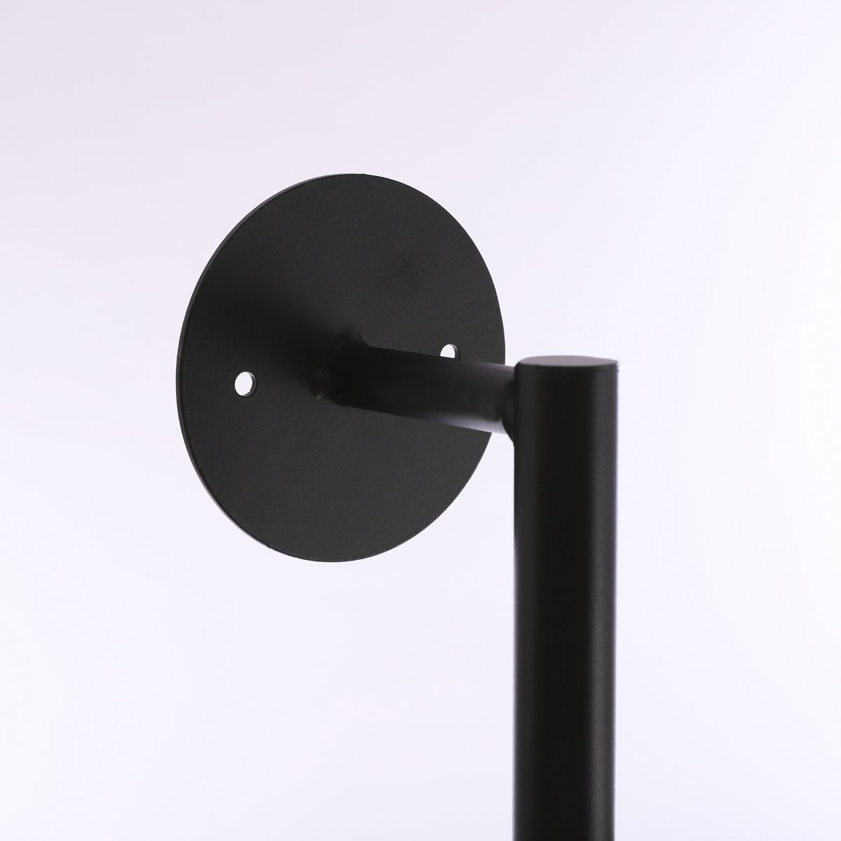 KantoormeubelenPlus Perry Wandrek - L36 x B30 x H120 cm - Metaal - Zwart