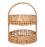 Anadia Tray - Dienblad, papier, naturel, ø29x39 cm