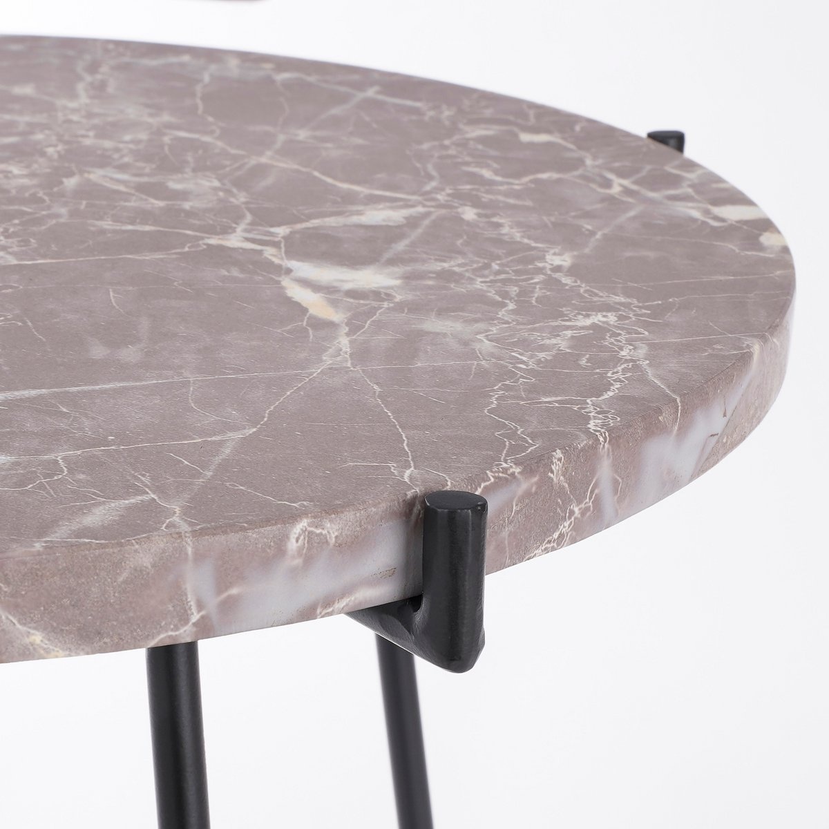 KantoormeubelenPlus Farah Bijzettafel - H55 x Ø43 cm - Lichtbruin