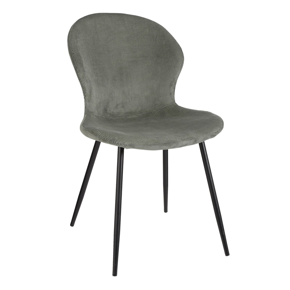 KantoormeubelenPlus Max Eetkamerstoel - Velvet - Donkergroen