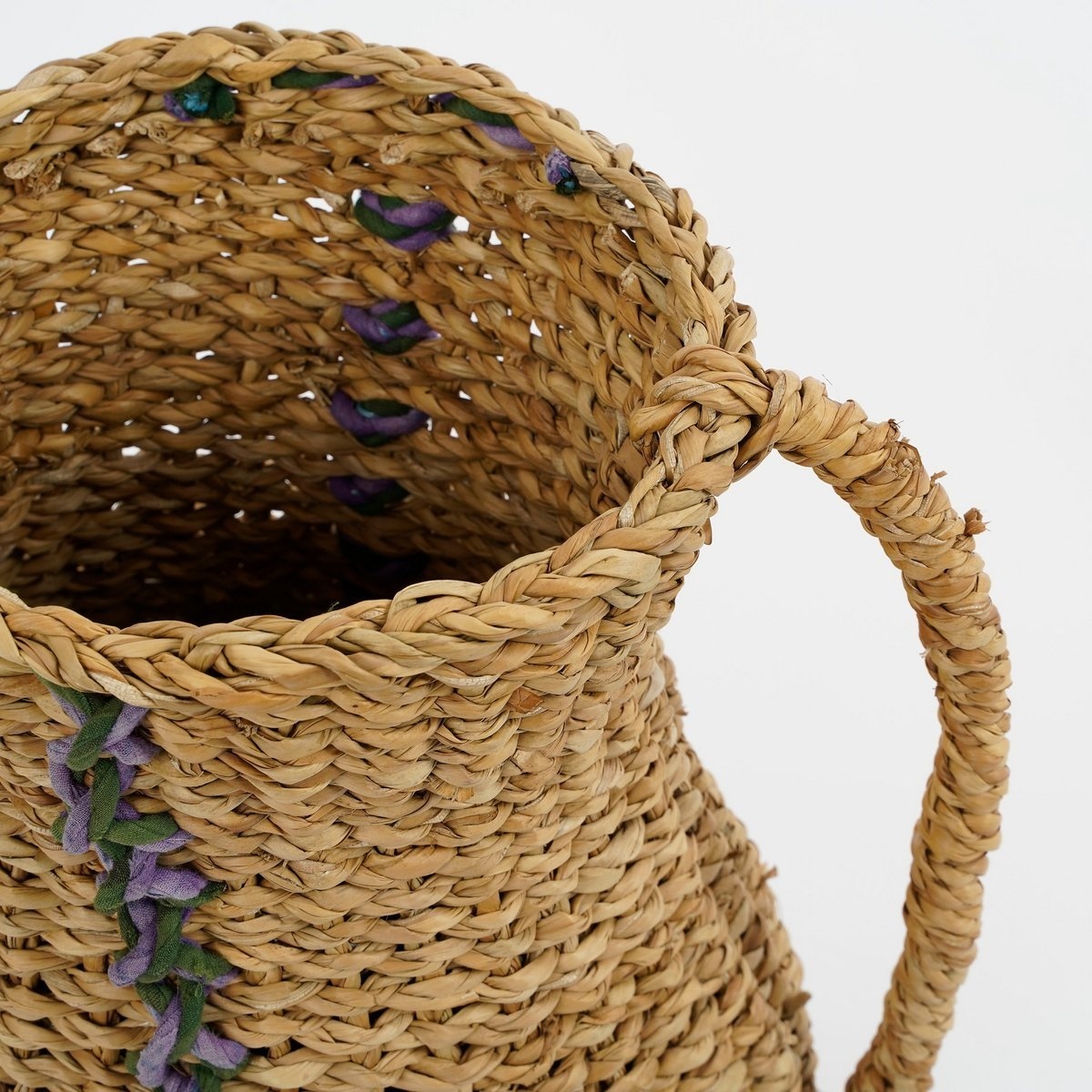 KantoormeubelenPlus Cambridge Decoratieve Vaas - H35 x Ø23 cm - Zeegras - Groen