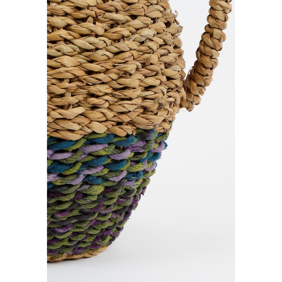 KantoormeubelenPlus Cambridge Decoratieve Vaas - H35 x Ø23 cm - Zeegras - Groen