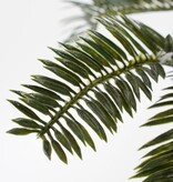 KantoormeubelenPlus Cycas Palm Kunstplant in Bloempot Stan - H33 x Ø34 cm - Groen