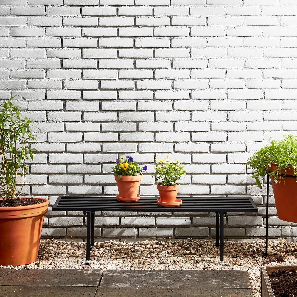 KantoormeubelenPlus Greenrax Plantentafel - L118 x B38 x H36 cm - Metaal - Zwart