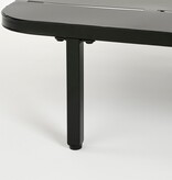 KantoormeubelenPlus Celo Bank voor Buiten - L120 x B40 x H36 cm - Metaal - Zwart