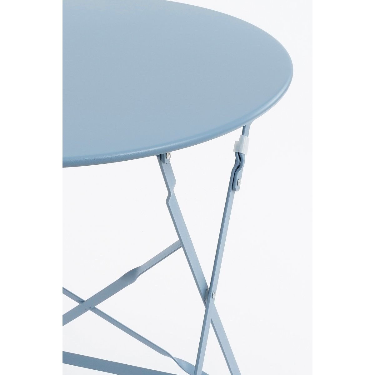 KantoormeubelenPlus Laurence Bistroset - Set van 3 - Metaal - Lichtblauw