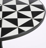 KantoormeubelenPlus Cambria Bistrotafel voor Buiten - H76 x  Ø61 cm - Metaal - Zwart