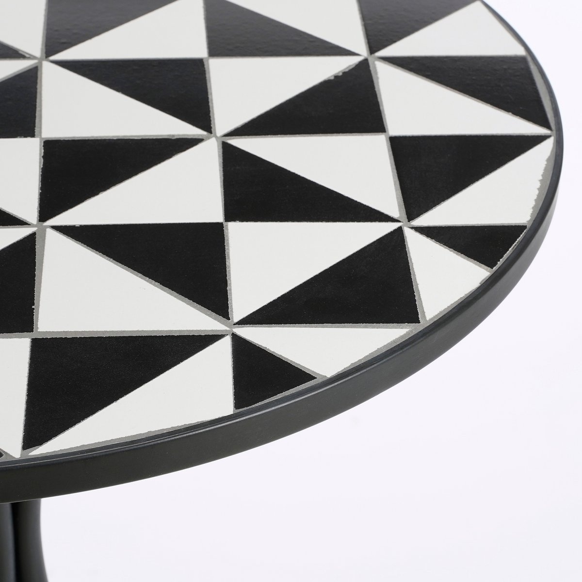 KantoormeubelenPlus Cambria Bistrotafel voor Buiten - H76 x  Ø61 cm - Metaal - Zwart