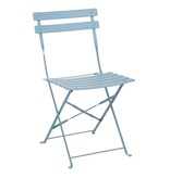 KantoormeubelenPlus Laurence Bistroset - Set van 3 - Metaal - Lichtblauw