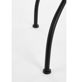 KantoormeubelenPlus Cambria Bistrotafel voor Buiten - H76 x  Ø61 cm - Metaal - Zwart