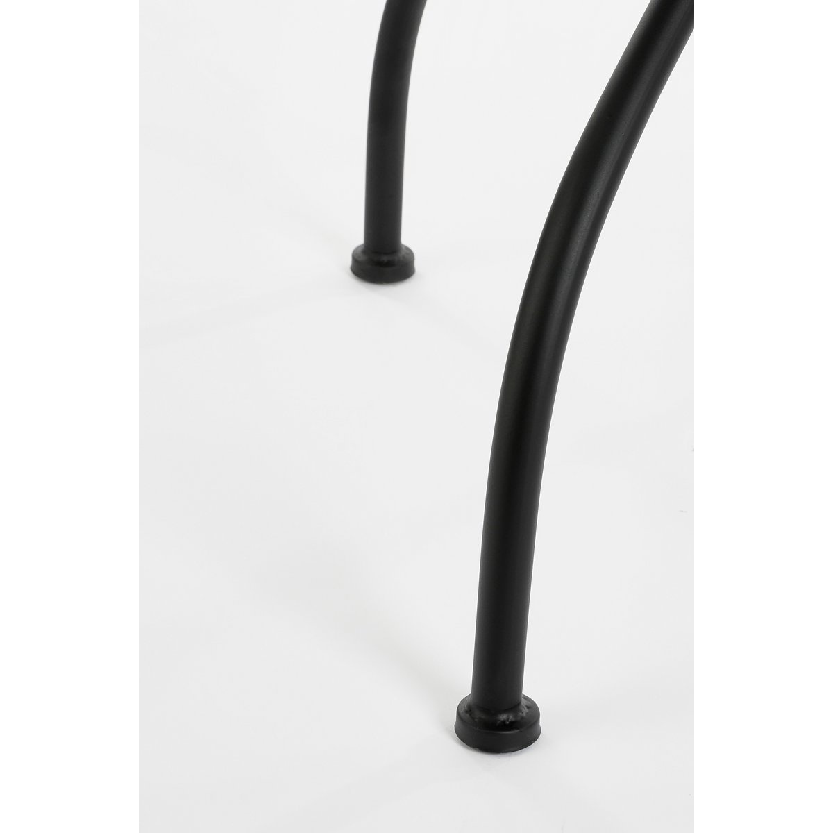 KantoormeubelenPlus Cambria Bistrotafel voor Buiten - H76 x  Ø61 cm - Metaal - Zwart