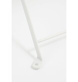 KantoormeubelenPlus Laurence Bistroset - Set van 3 - Metaal - Wit