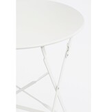 KantoormeubelenPlus Laurence Bistroset - Set van 3 - Metaal - Wit