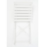 KantoormeubelenPlus Laurence Bistroset - Set van 3 - Metaal - Wit