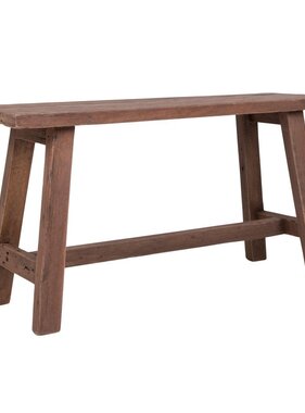 KantoormeubelenPlus Barcelona Teak Bank - Bank in teak 90x25xh45 cm