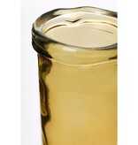 KantoormeubelenPlus Pepe Vaas - H28 x Ø12 cm - Gerecycled Glas - Bruin