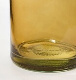 KantoormeubelenPlus Pepe Vaas - H28 x Ø12 cm - Gerecycled Glas - Bruin