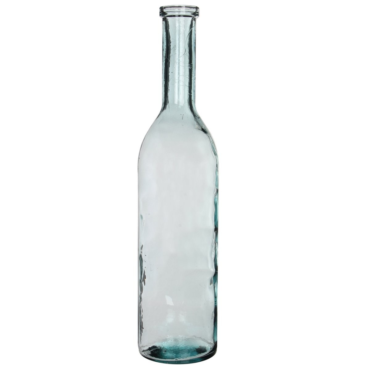 KantoormeubelenPlus Rioja Fles Vaas - H100 x Ø21 cm - Gerecycled Glas - Transparant