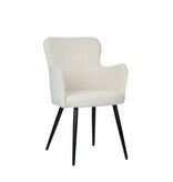 KantoormeubelenPlus Oorfauteuil parelwit (Set van 2)