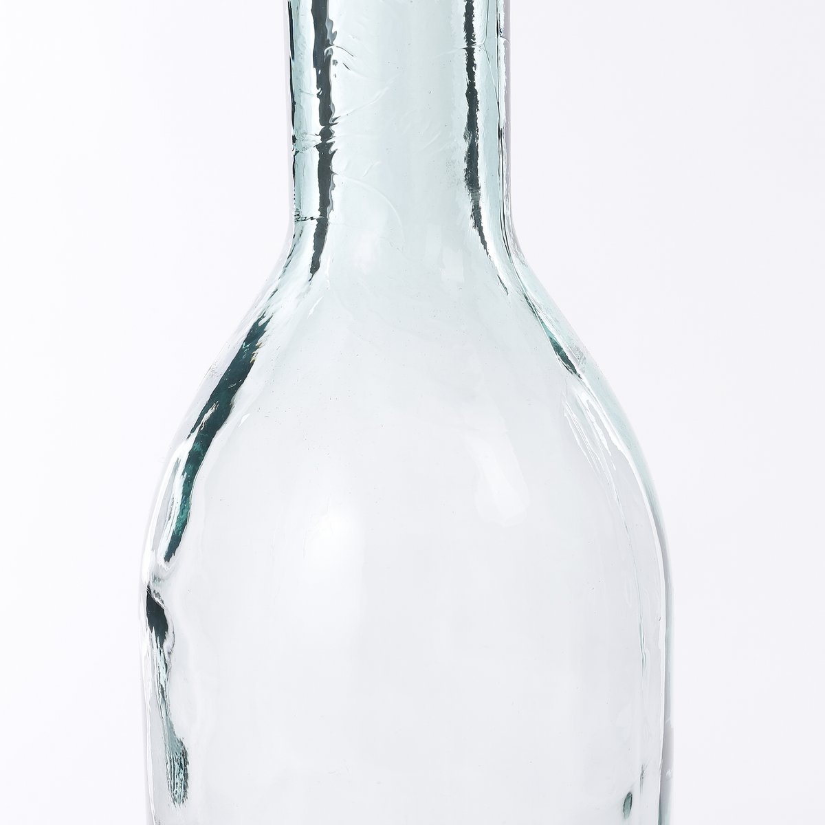 KantoormeubelenPlus Rioja Fles Vaas - H100 x Ø21 cm - Gerecycled Glas - Transparant