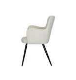 KantoormeubelenPlus Oorfauteuil parelwit (Set van 2)