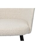 KantoormeubelenPlus Oorfauteuil parelwit (Set van 2)