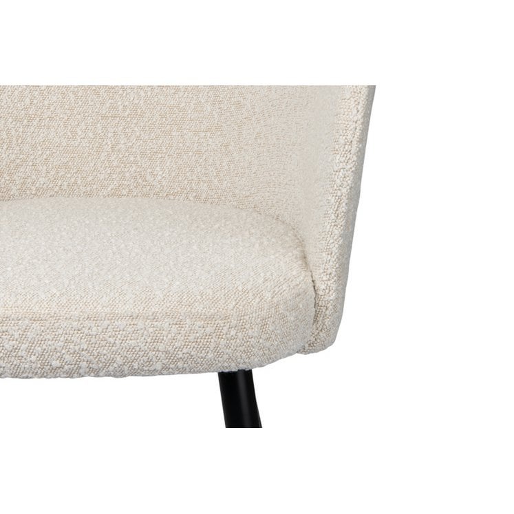 KantoormeubelenPlus Oorfauteuil parelwit (Set van 2)