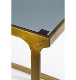KantoormeubelenPlus Kevin Bijzettafel - Set van 2 - L48 x B37 x H52 cm - Metaal - Goud
