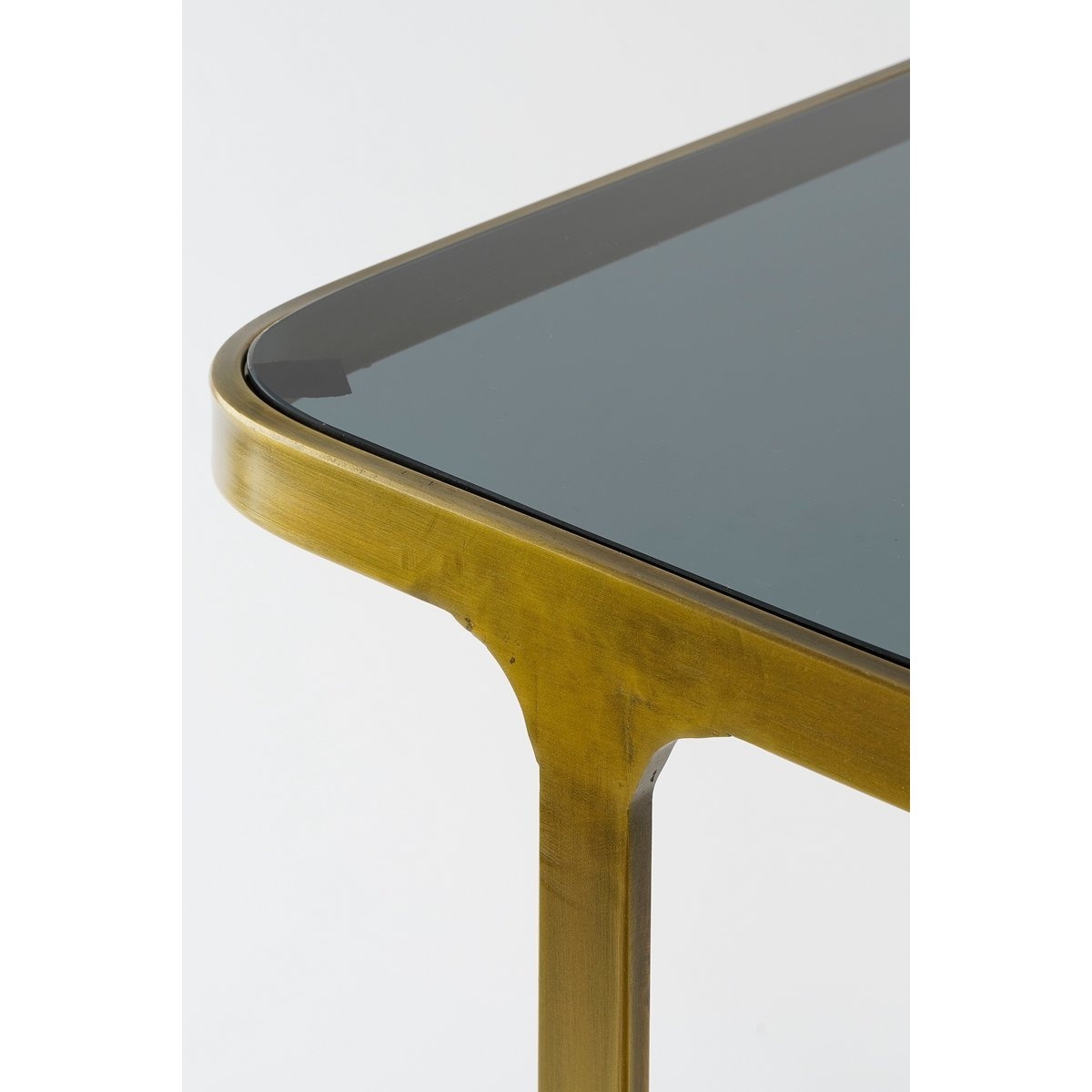 KantoormeubelenPlus Kevin Bijzettafel - Set van 2 - L48 x B37 x H52 cm - Metaal - Goud