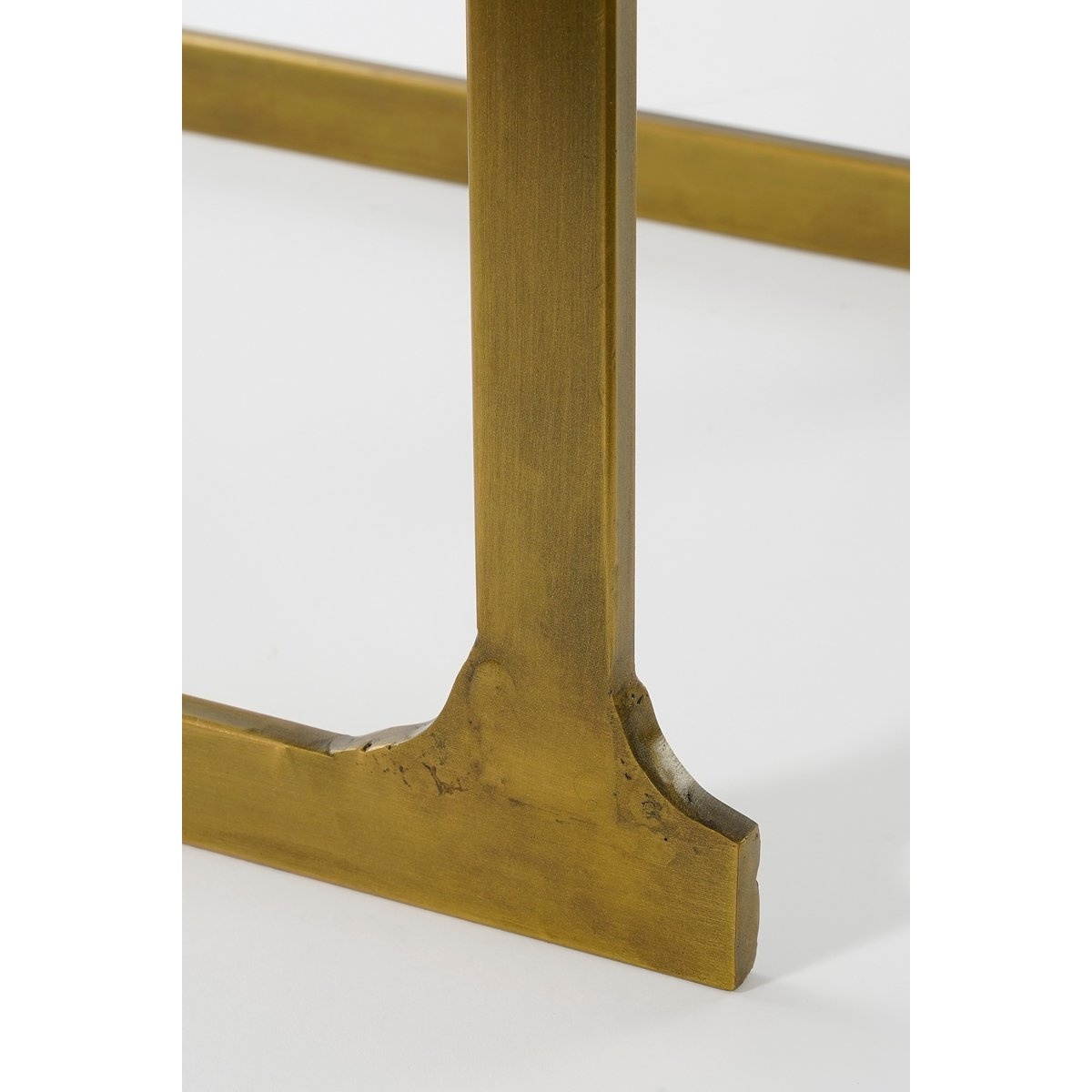 KantoormeubelenPlus Kevin Bijzettafel - Set van 2 - L48 x B37 x H52 cm - Metaal - Goud