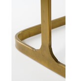 KantoormeubelenPlus Kevin Bijzettafel - Set van 2 - L48 x B37 x H52 cm - Metaal - Goud